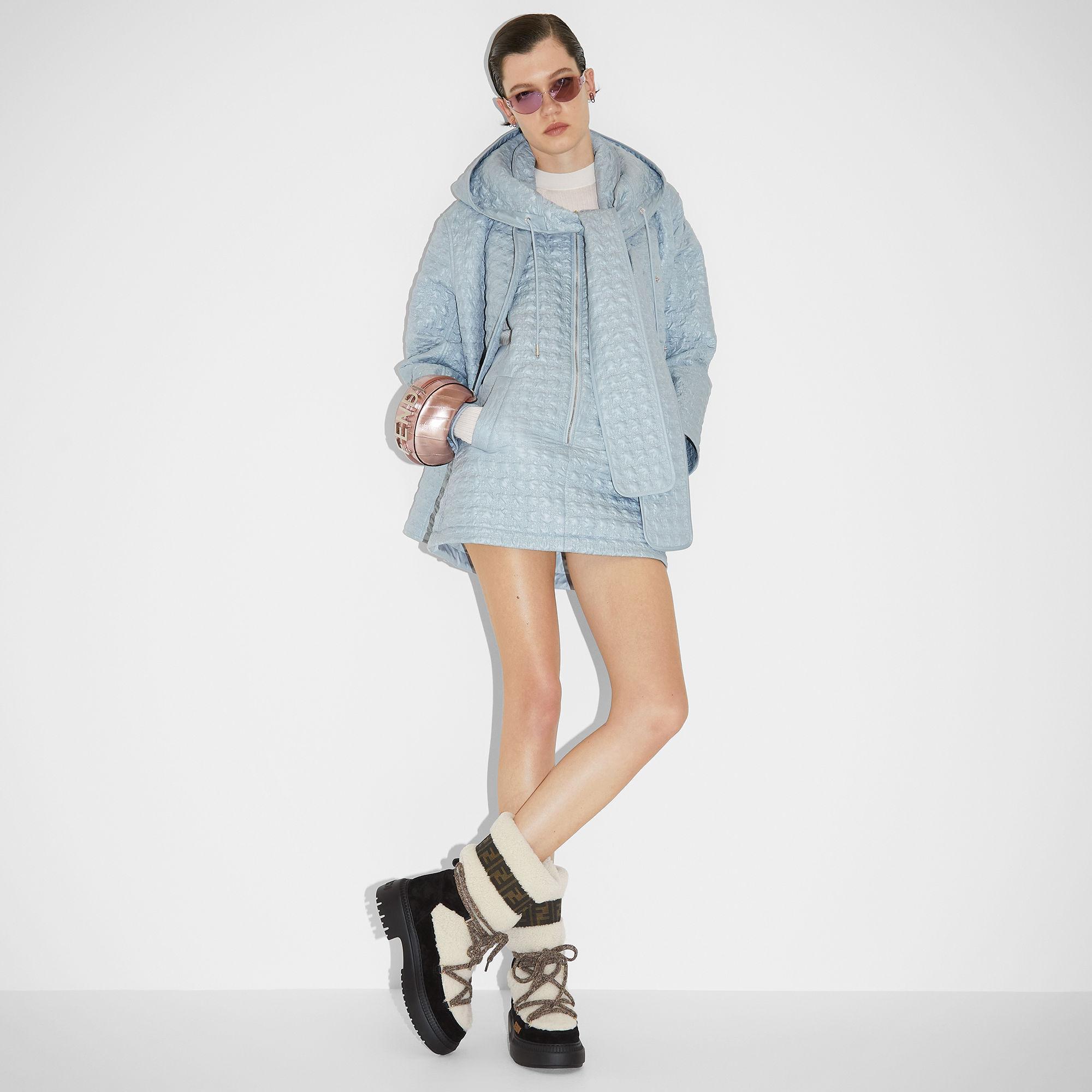 DressLight blue quilted nylon dress Product Image