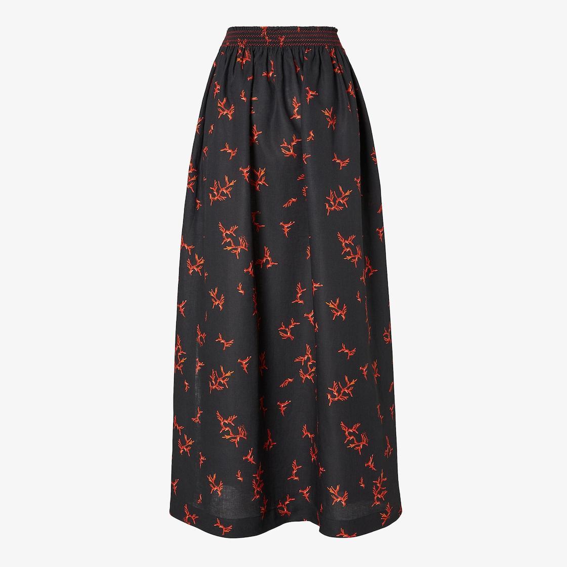 SkirtBlack linen skirt Product Image