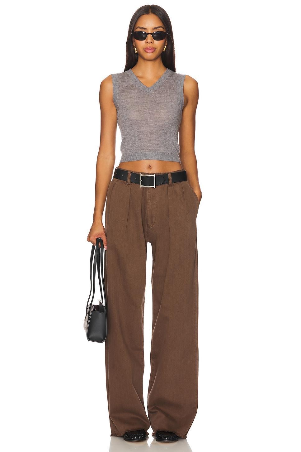 Blair Double Pleated Pant Denimist Product Image