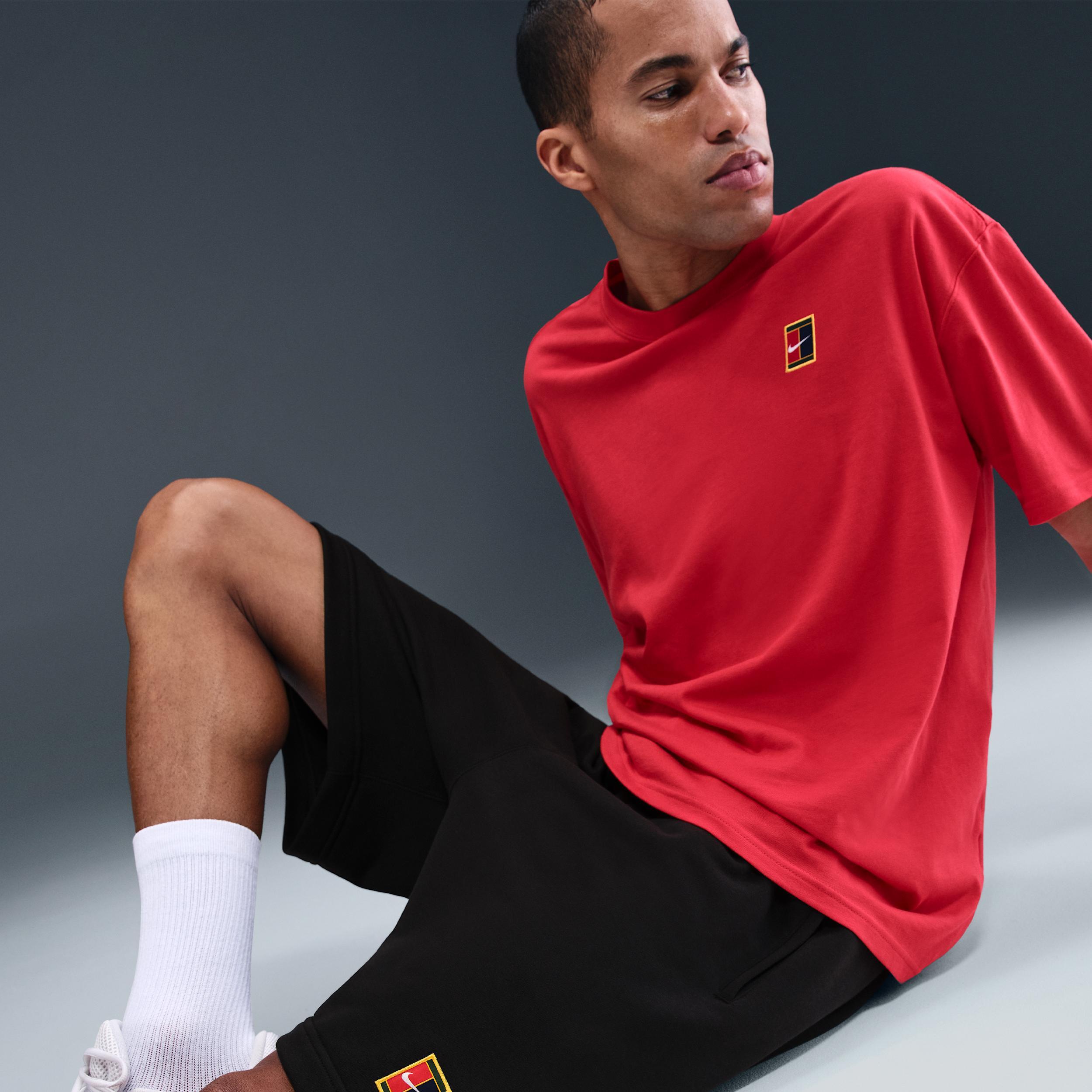 Nike Men's Court Heritage Dri-FIT Fleece Tennis Shorts Product Image