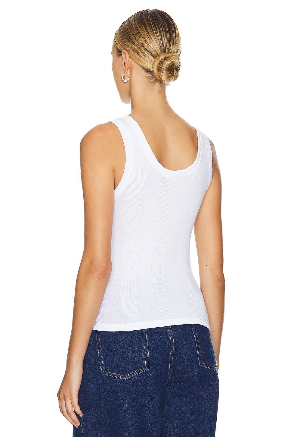 Cotton Rib Henley Tank Goldie Product Image