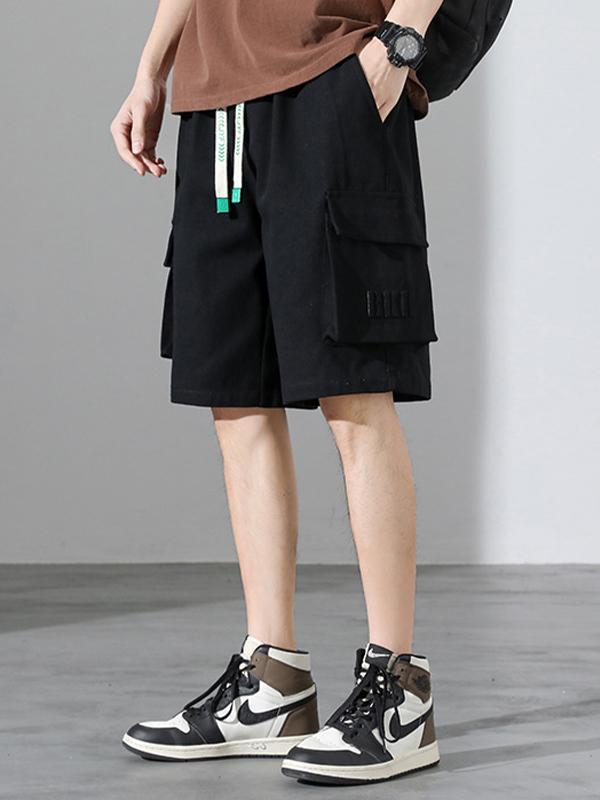 Men's Loose Large Pocket Casual Shorts Product Image