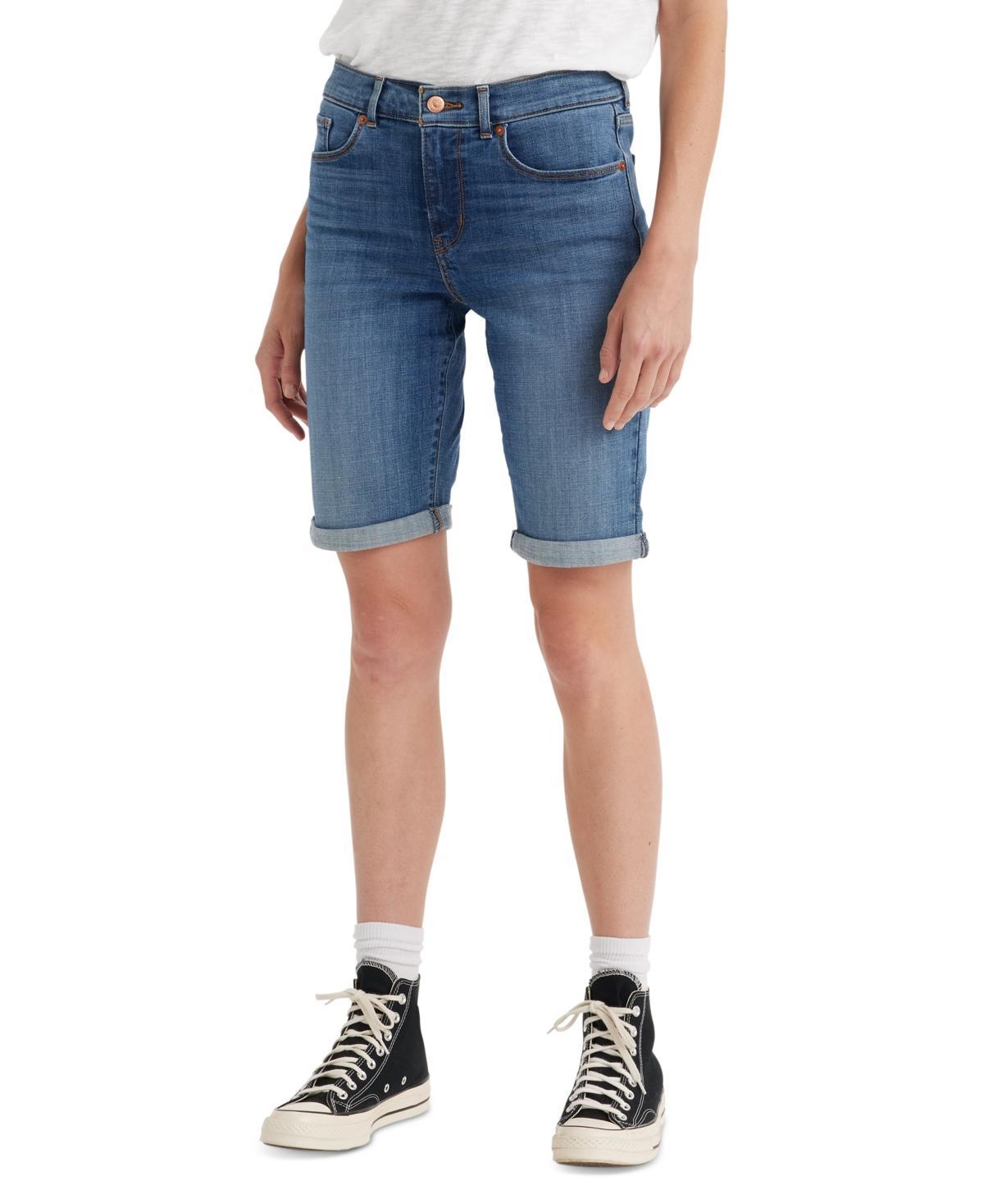 Women's Levi's® Bermuda Jean Shorts, Size: 24(US 00)Medium, Royal Rinse Product Image