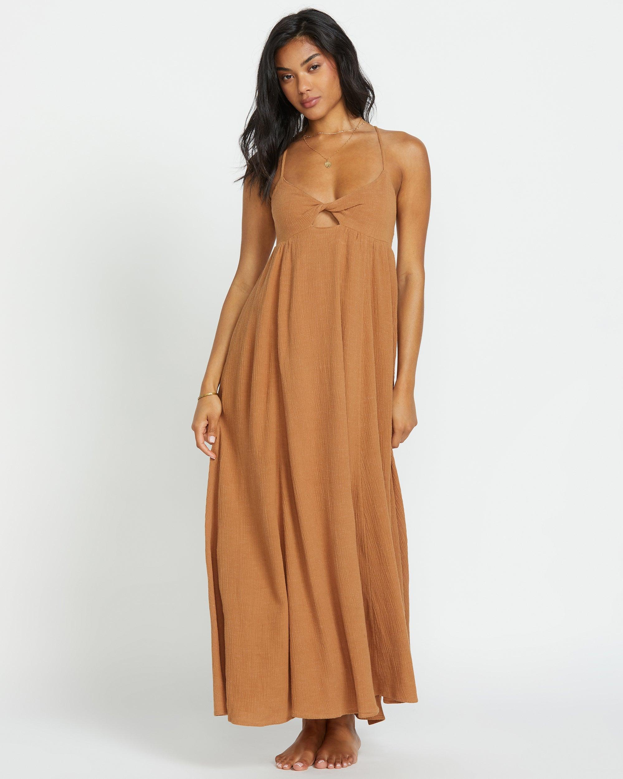 Modern Love Maxi Dress - Doeskin Female Product Image