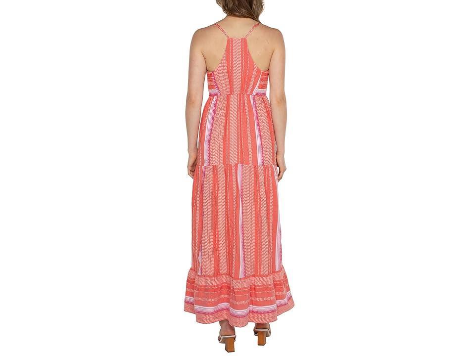 Liverpool Los Angeles Racerback Tiered Maxi Dress Product Image