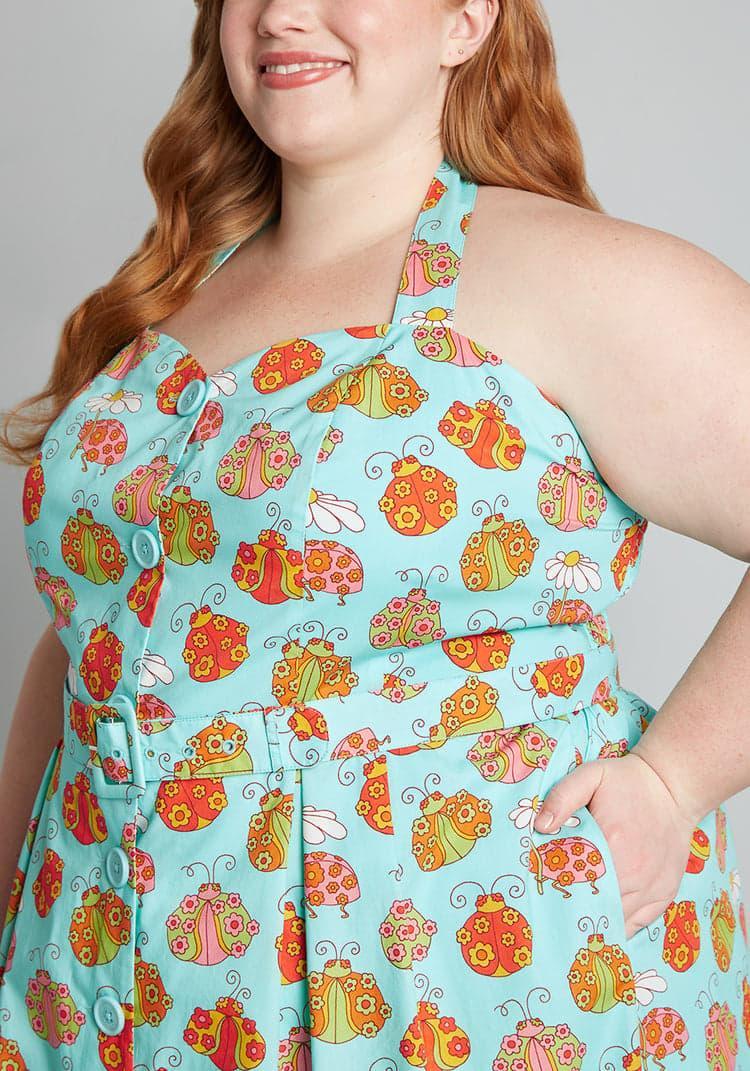 ModCloth x Marisol Muro Aligned With Destiny Fit And Flare Dress Product Image