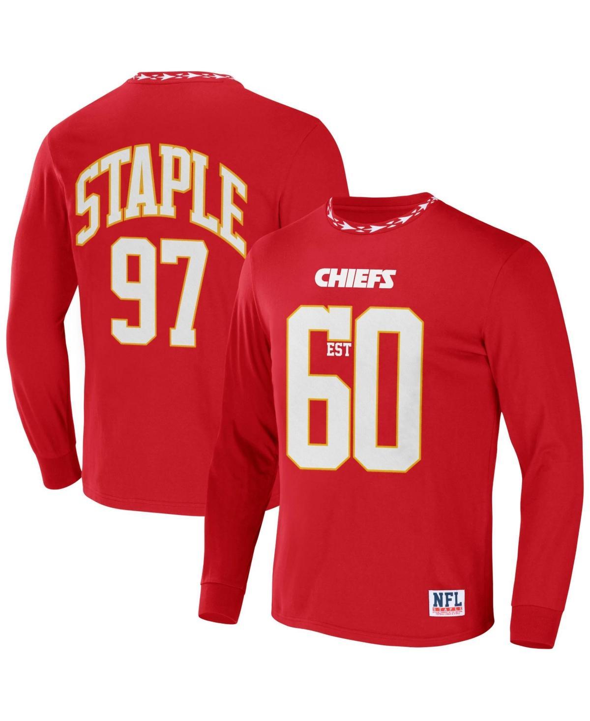 Mens Nfl X Staple Navy Chicago Bears Core Long Sleeve Jersey Style T-shirt Product Image