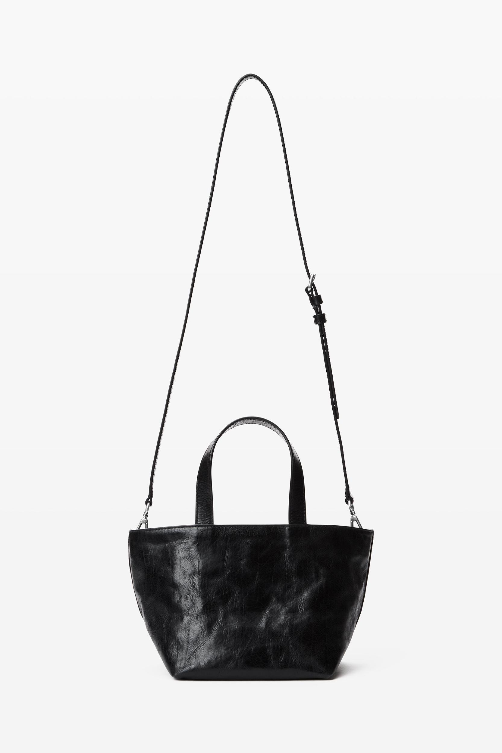 Punch Small Tote Bag In Crackle Patent Leather Product Image