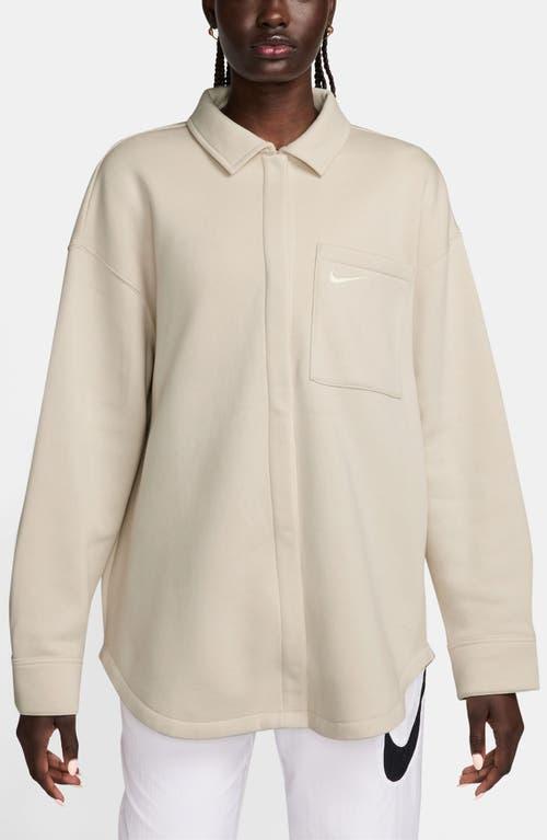 Women's Nike Sportswear Phoenix Fleece Oversized Shirt Jacket Product Image
