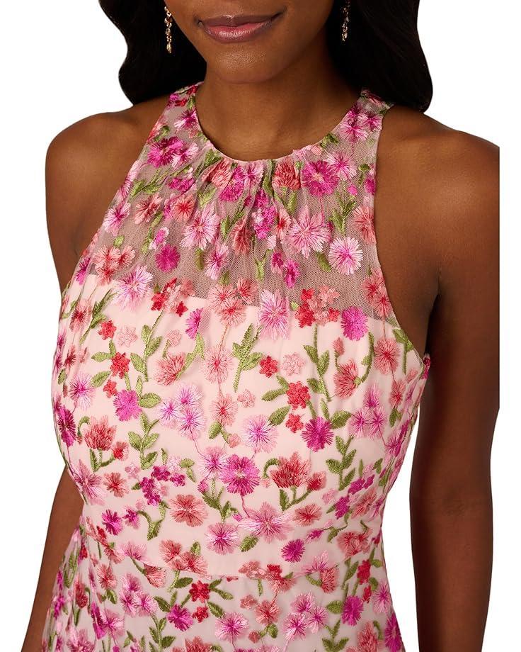 Floral Embroidery Short Dress Product Image