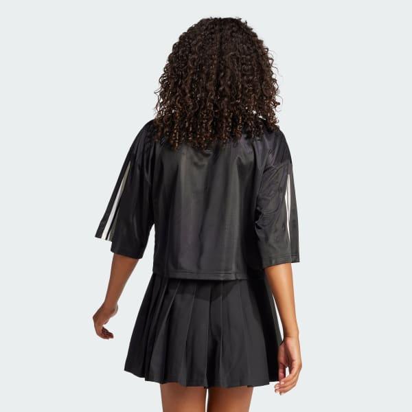 Adidas Womens Tiro 3-Stripes Oversized Jersey Shirt Product Image