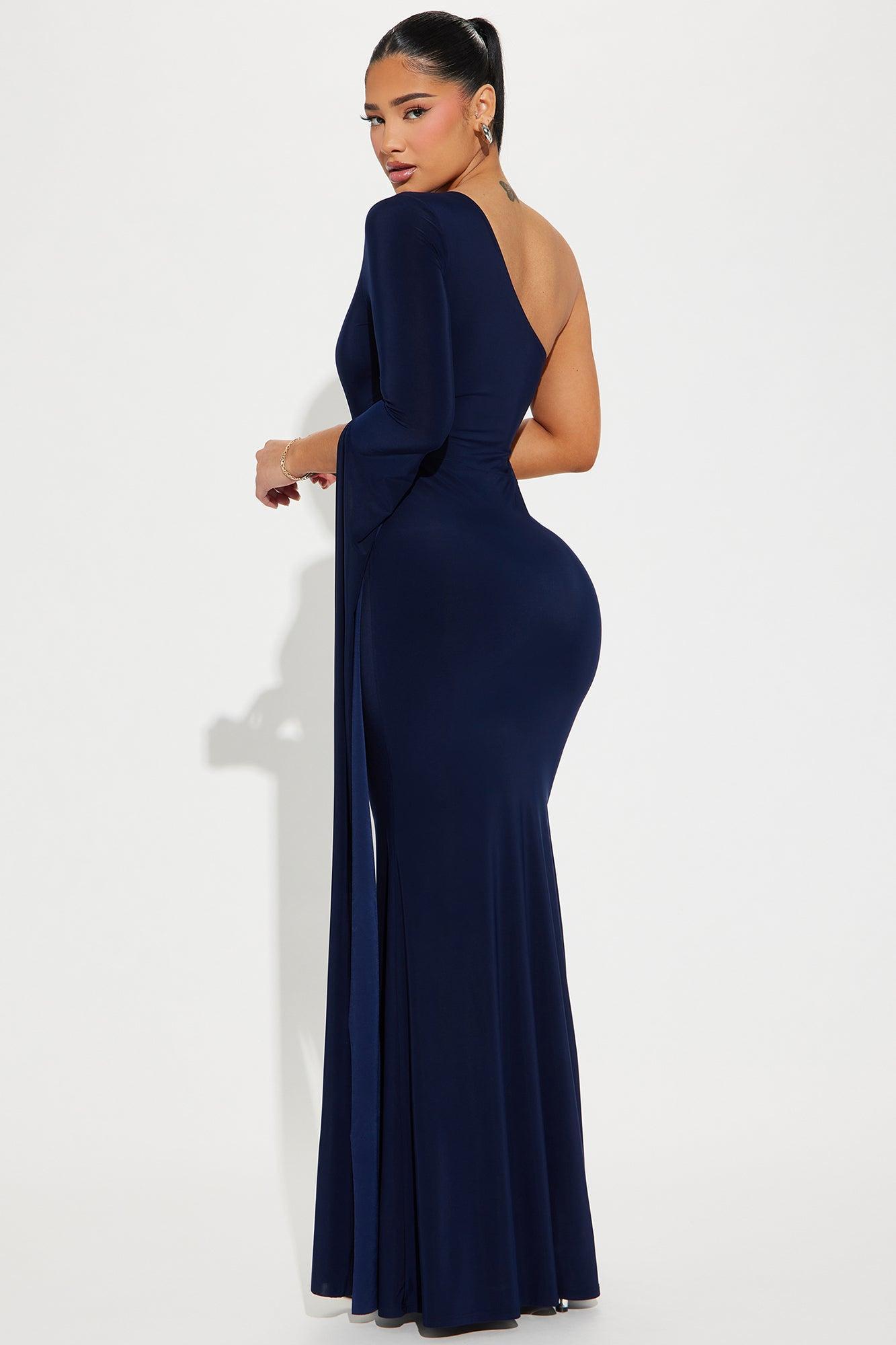 Not The Drama Gown - Navy Product Image
