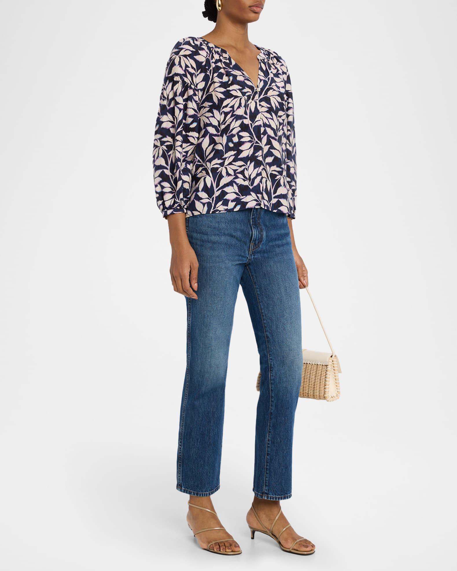 Vasia Button-Front Blouse Product Image
