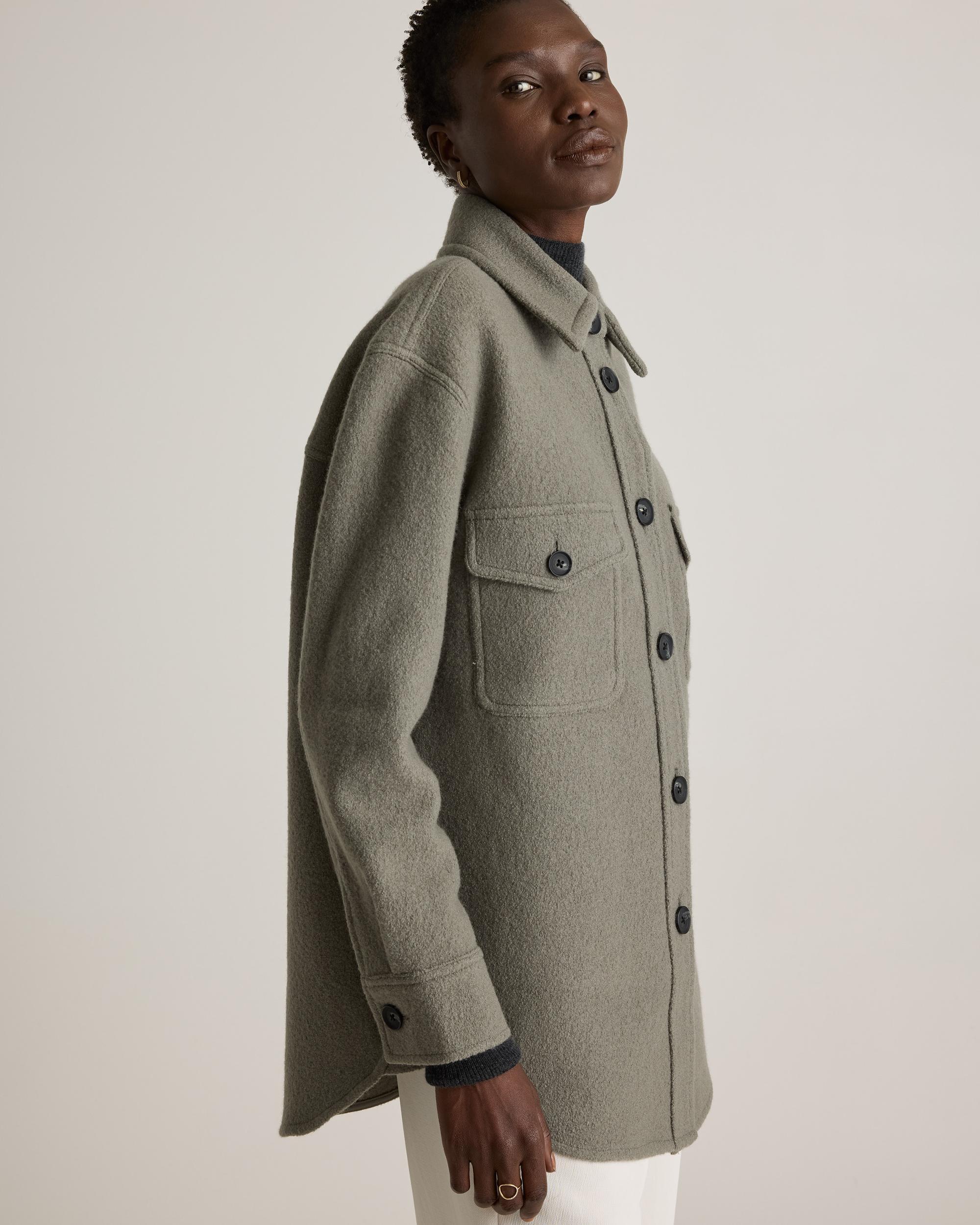 Quince | Women's 100% Merino Wool Shirt Jacket Product Image