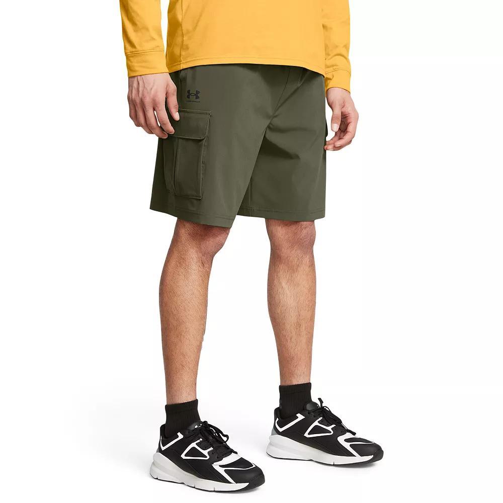 Men's Under Armour Vibe Woven Cargo Shorts, Size: XL, Black Product Image