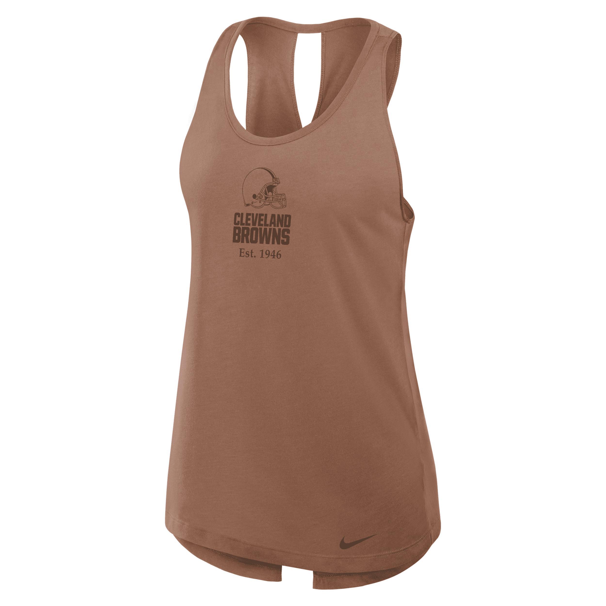 Cleveland Browns Established Women's Nike Dri-FIT NFL Tank Top Product Image