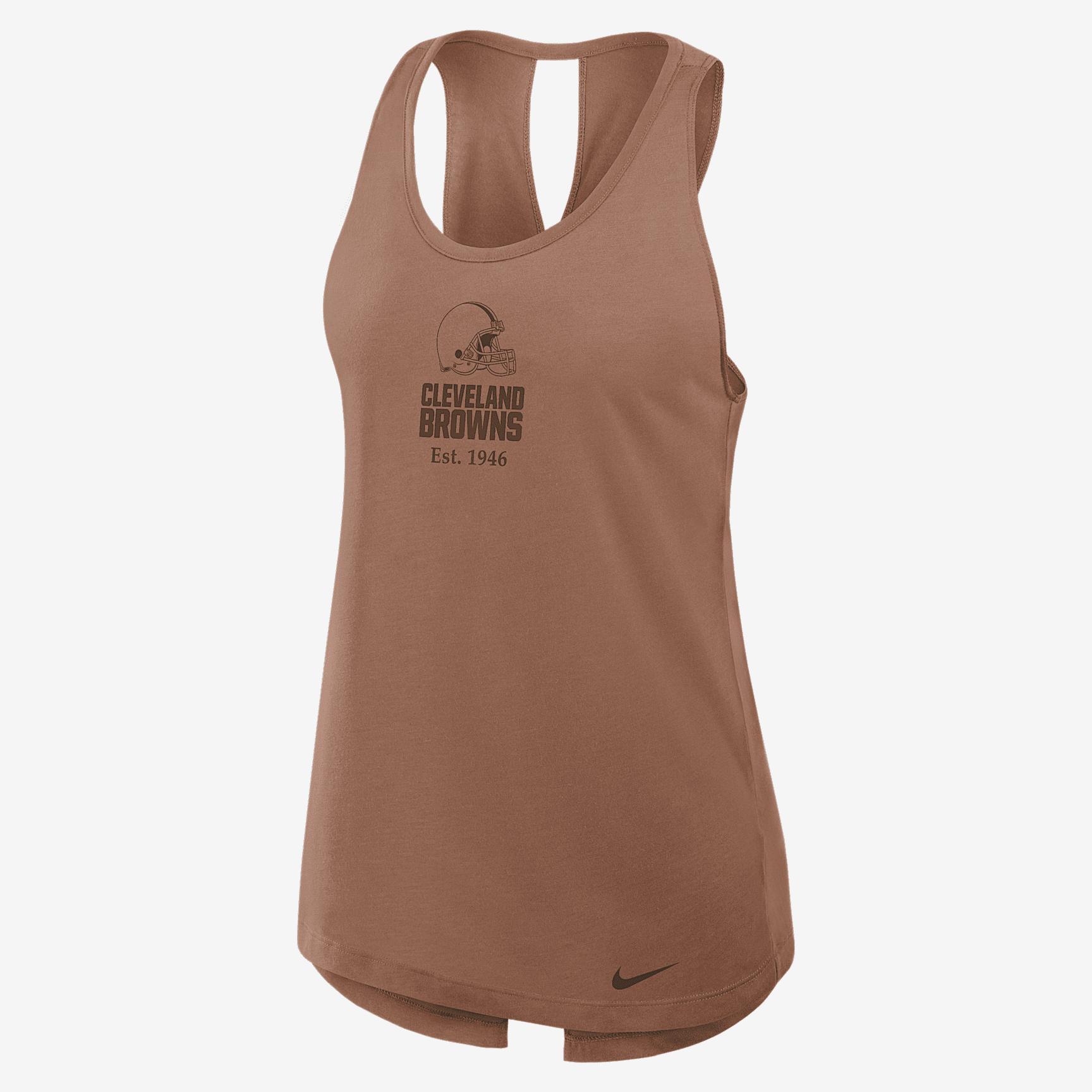Cleveland Browns Established Women's Nike Dri-FIT NFL Tank Top Product Image