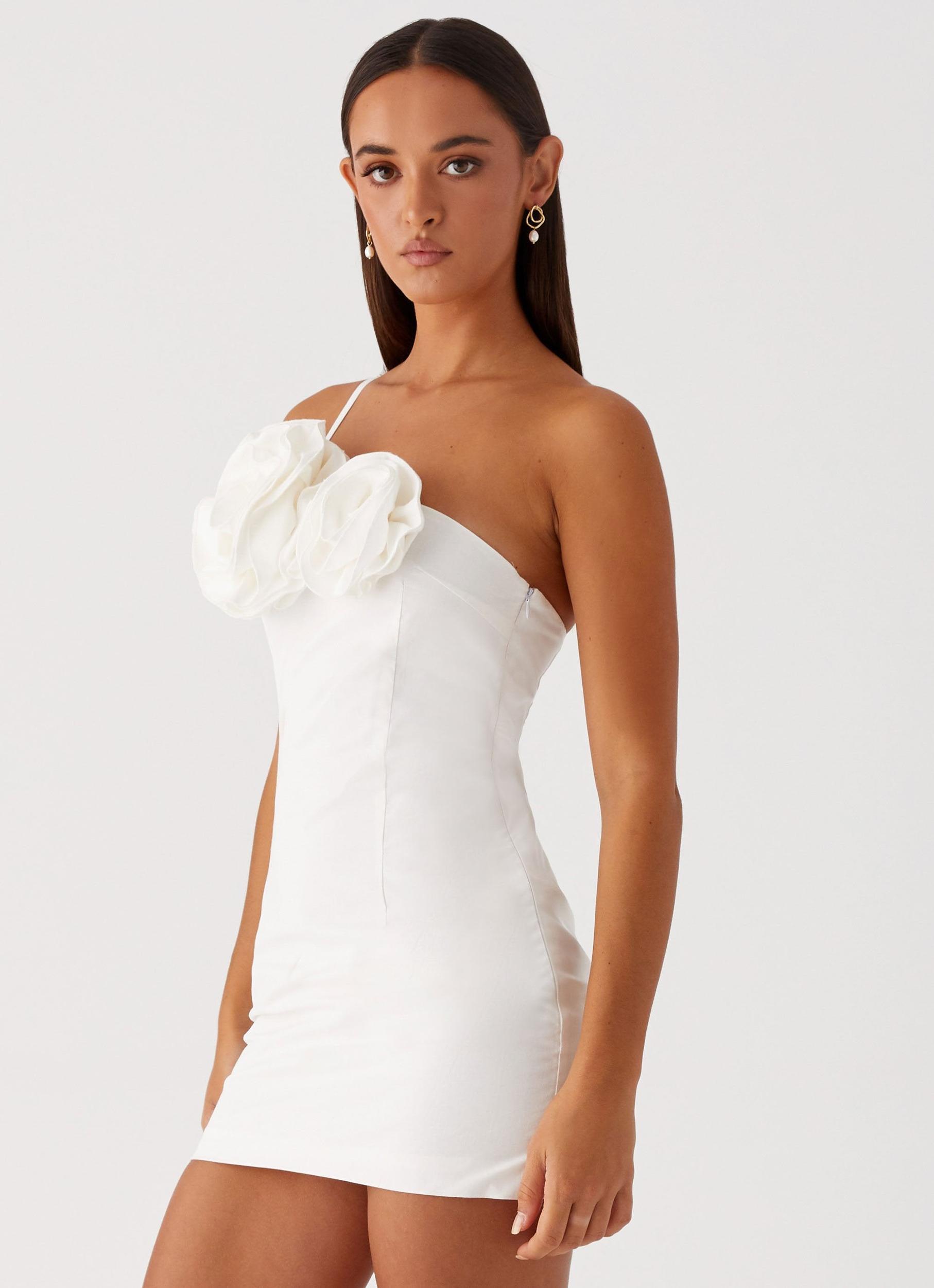 Elijah Mini Dress - Ivory Product Image
