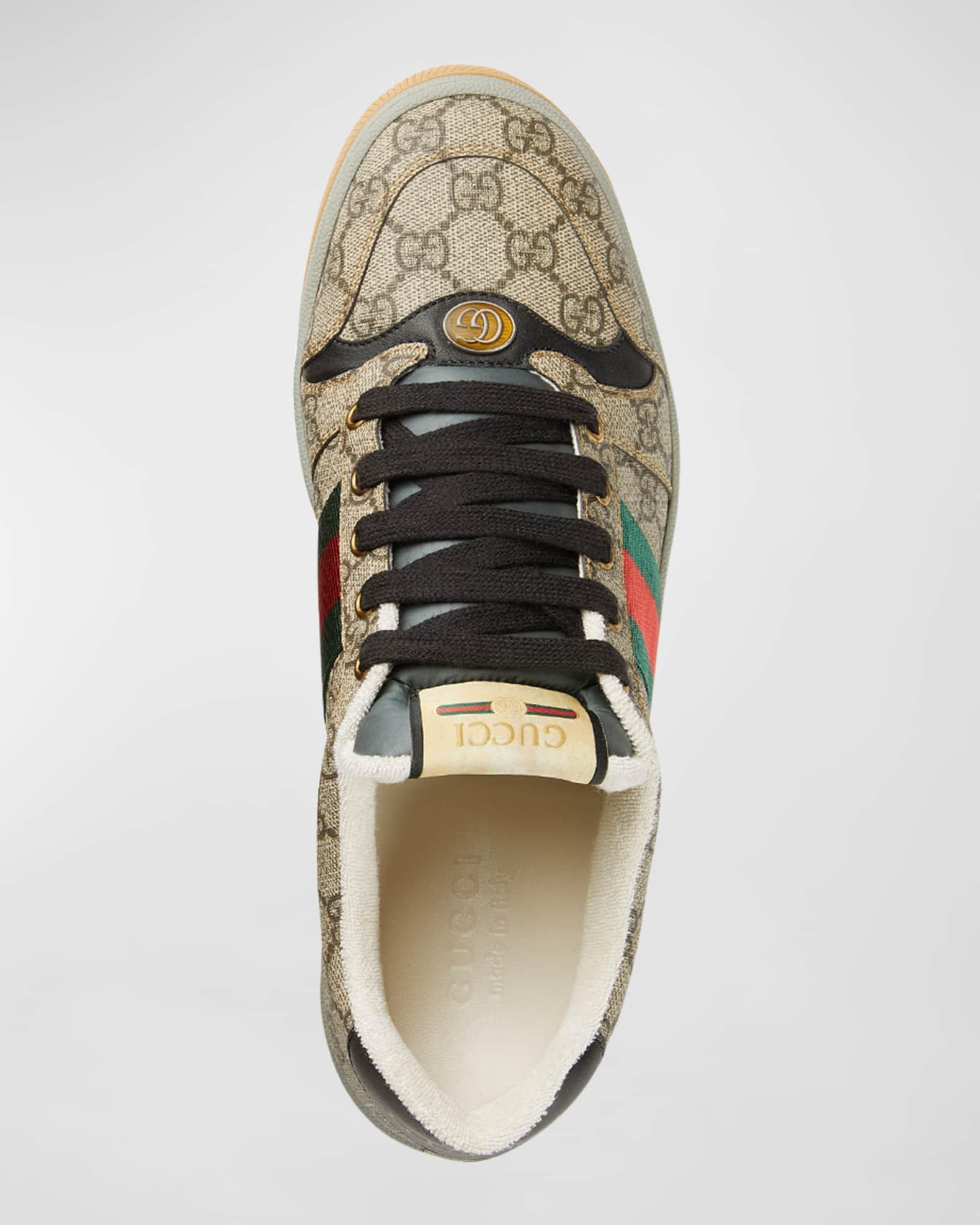 Men's Screener GG Canvas Low-Top Sneakers Product Image