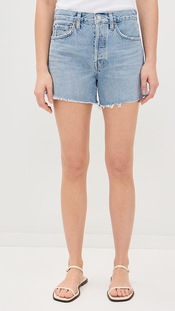 AGOLDE Parker Long Loose Fit Vintage Shorts | Shopbop Product Image