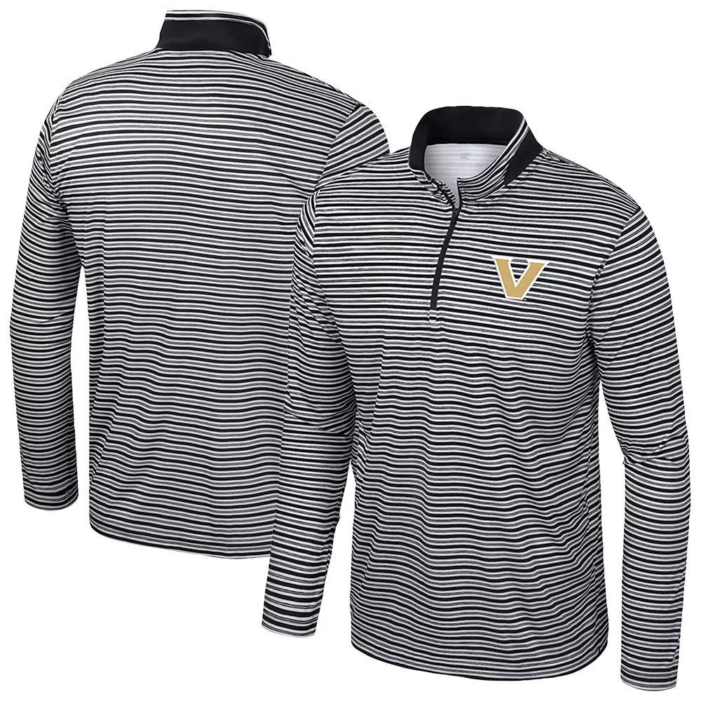 Men's Colosseum Cardinal Iowa State Cyclones Striped Quarter-Zip Top, Size: Medium, Red Product Image