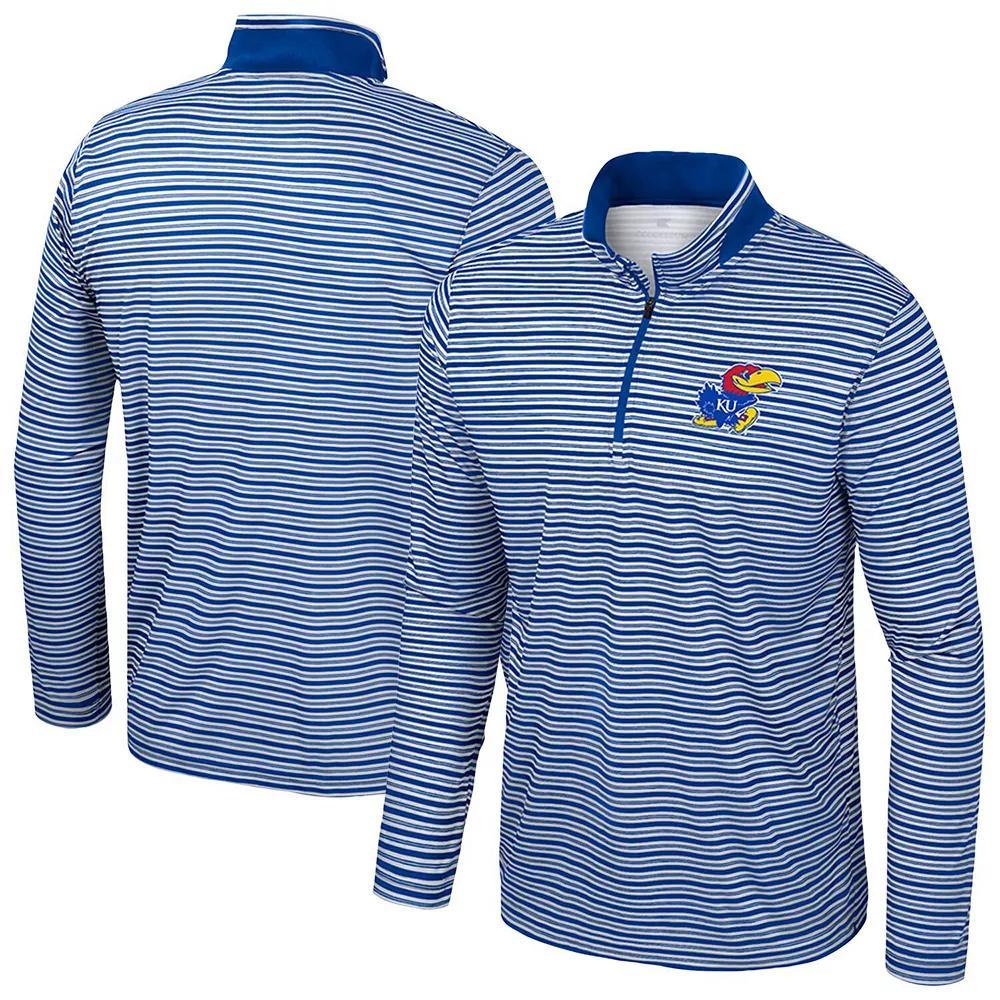 Men's Colosseum Cardinal Iowa State Cyclones Striped Quarter-Zip Top, Size: Medium, Red Product Image