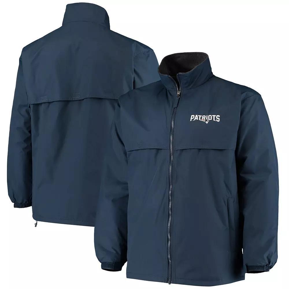 Men's Dunbrooke Navy New England Patriots Triumph Fleece Full-Zip Jacket, Size: Large, Blue Product Image