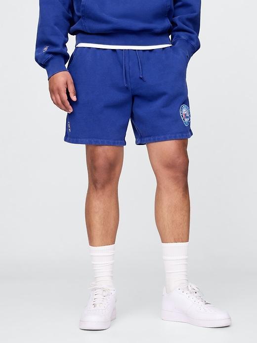 NBA Philadelphia Sixers Logo Heavyweight Sweat Shorts Product Image