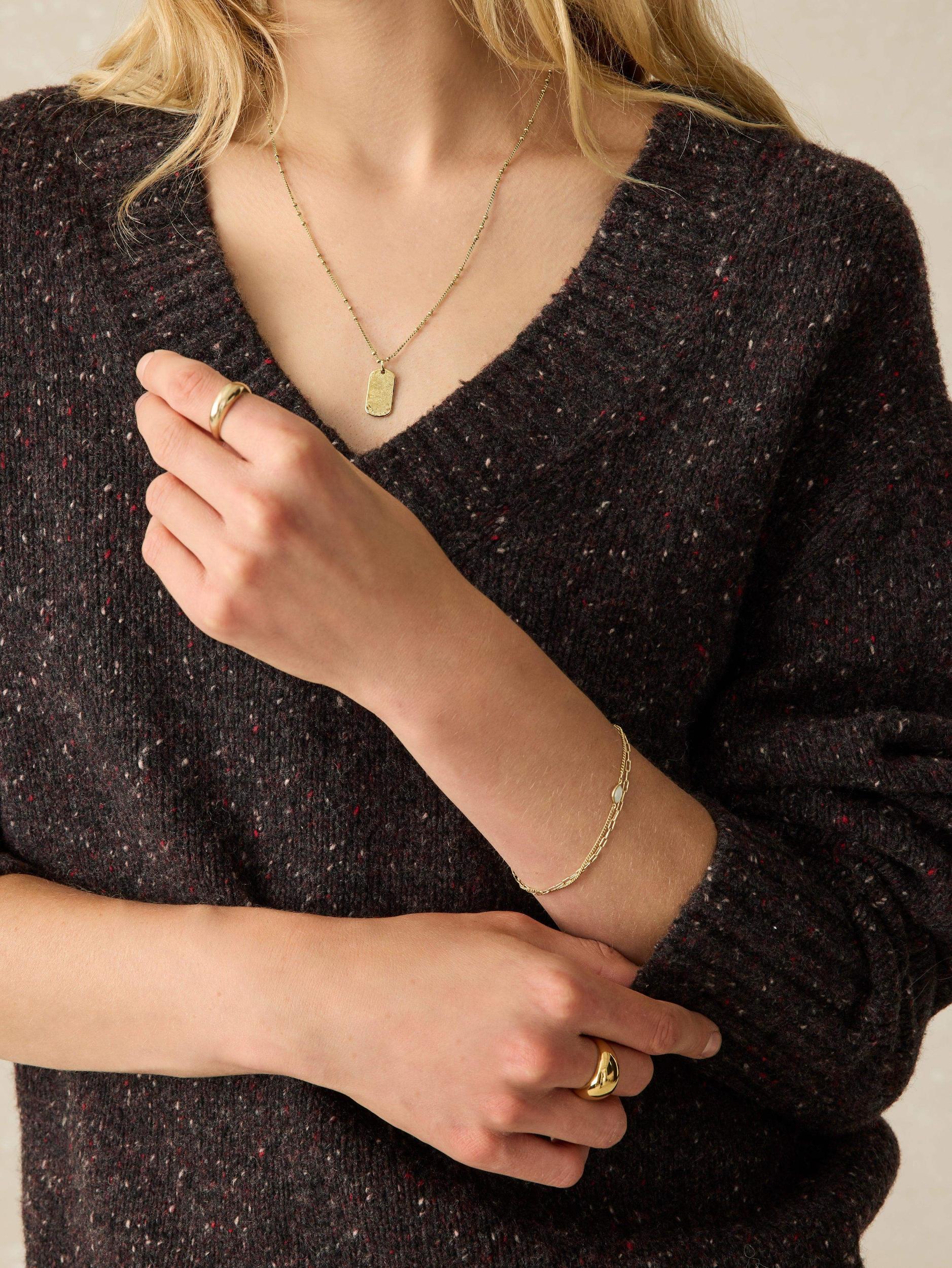 Driftwood Donegal Sweater - Blackberry Female Product Image