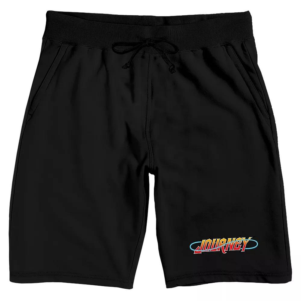 Men's Journey Logo Sleep Shorts, Size: Small, Black Product Image