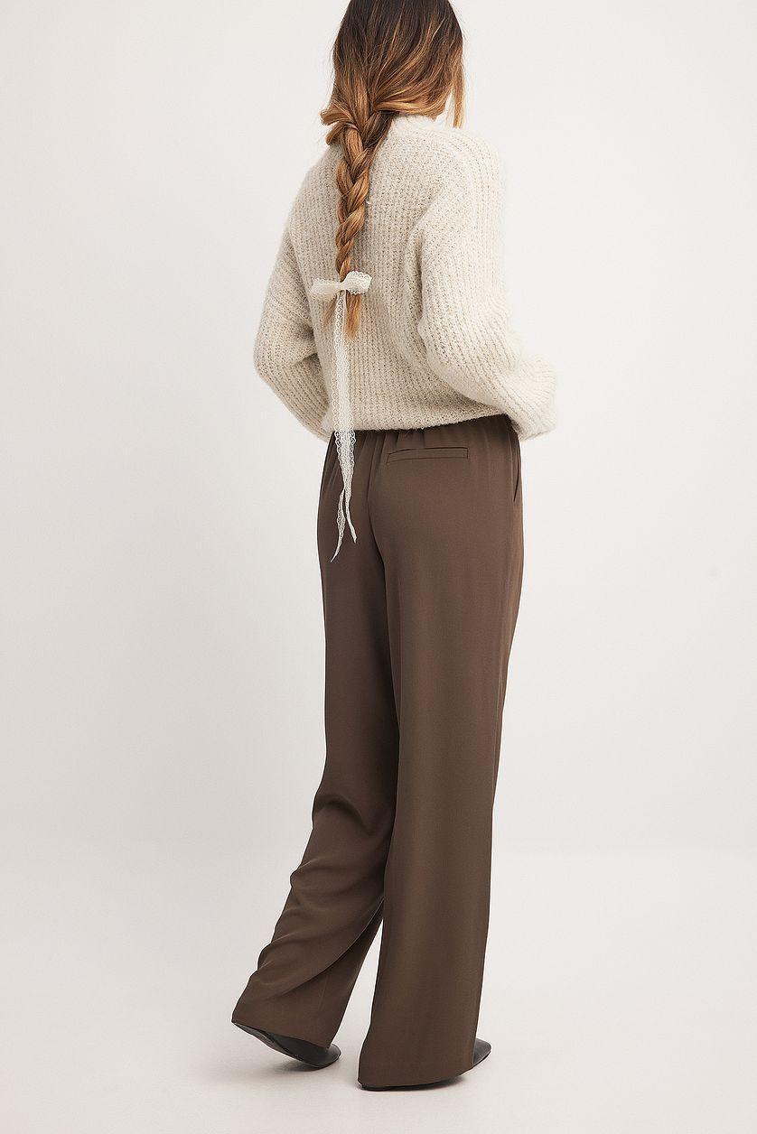 Relaxed Mid Waist Trousers Product Image
