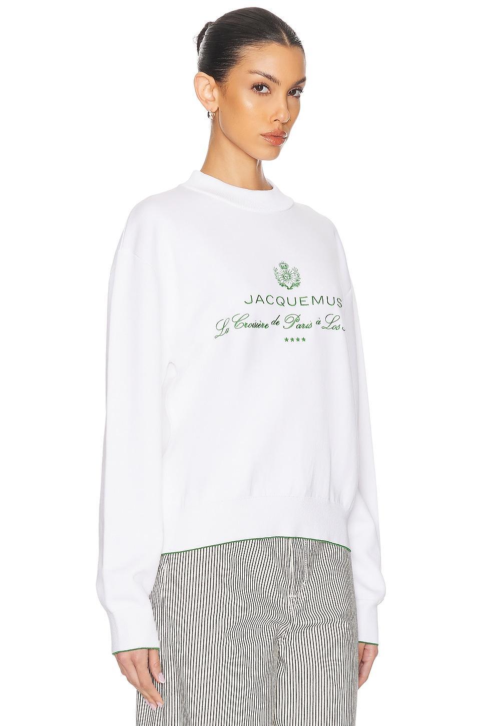 logo-embroidered sweatshirt Product Image
