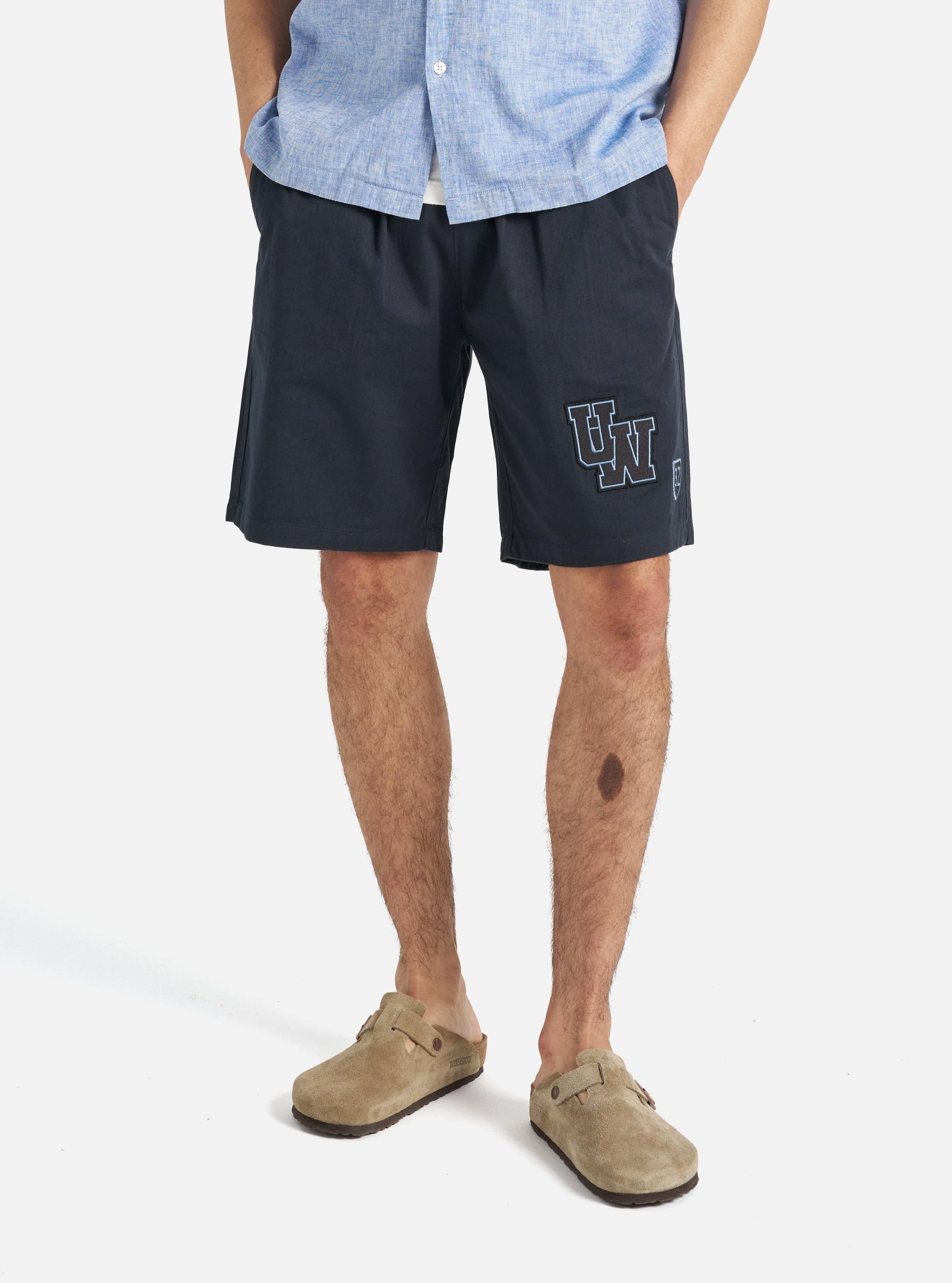 Navy Twill/Badges Simple Short Product Image