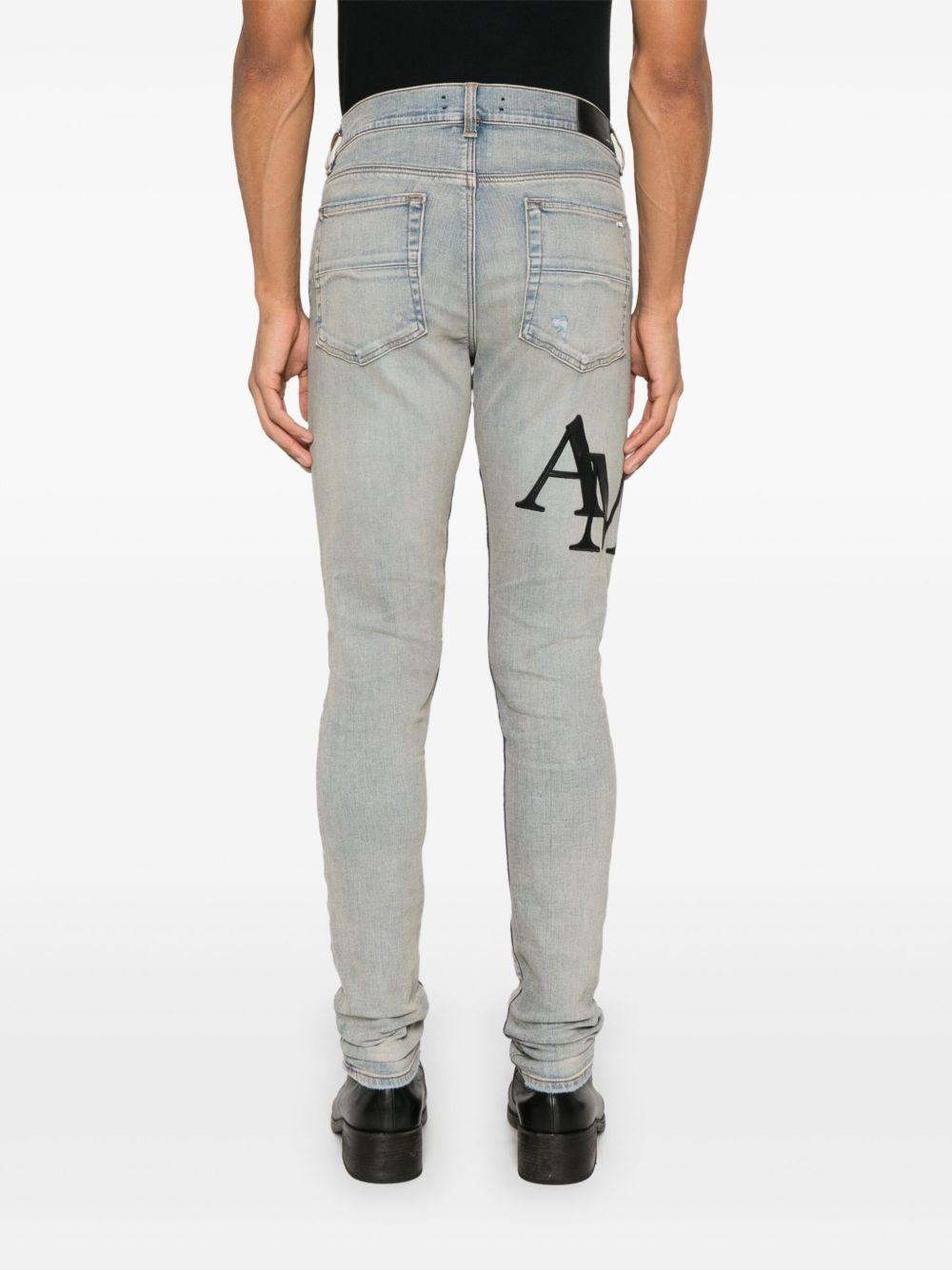 Staggered-logo jeans Product Image