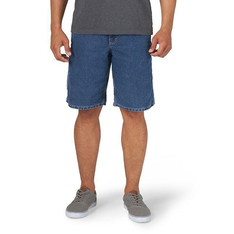 Big & Tall Lee® Carpenter Jean Shorts, Men's, Size: 52, Original Grey Blue Product Image