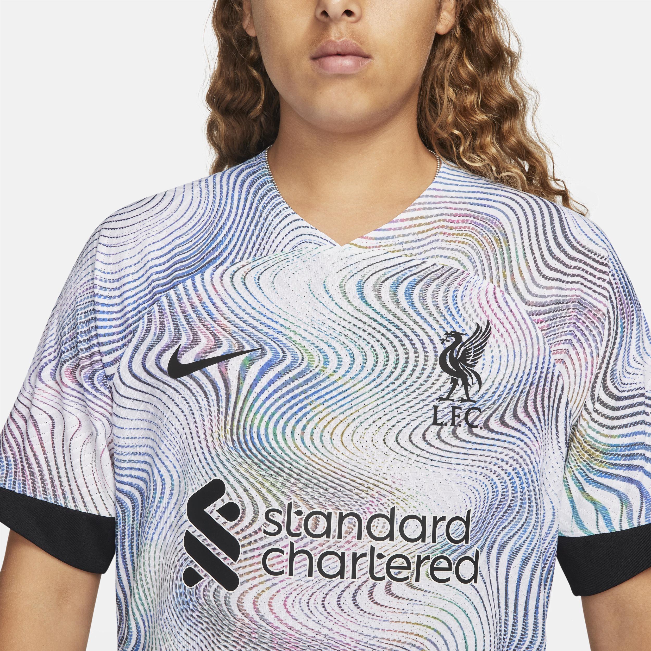Mens Nike White Liverpool 2022/23 Away Vapor Match Authentic Jersey - White Product Image