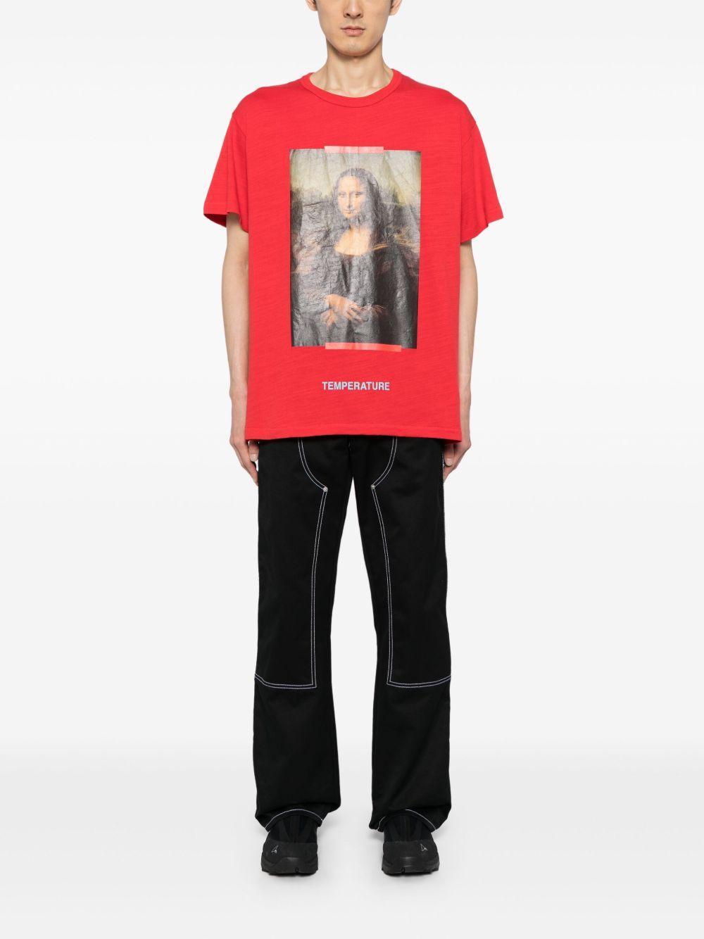 graphic-print cotton T-shirt Product Image