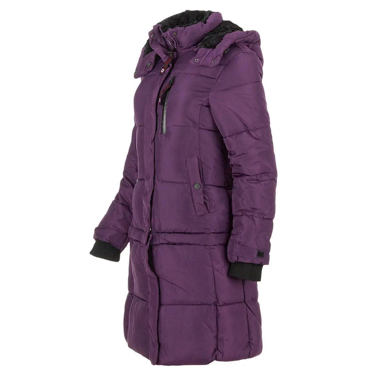Canada Weather Gear Women's Long Puffer with Sherpa Lined Hood Product Image