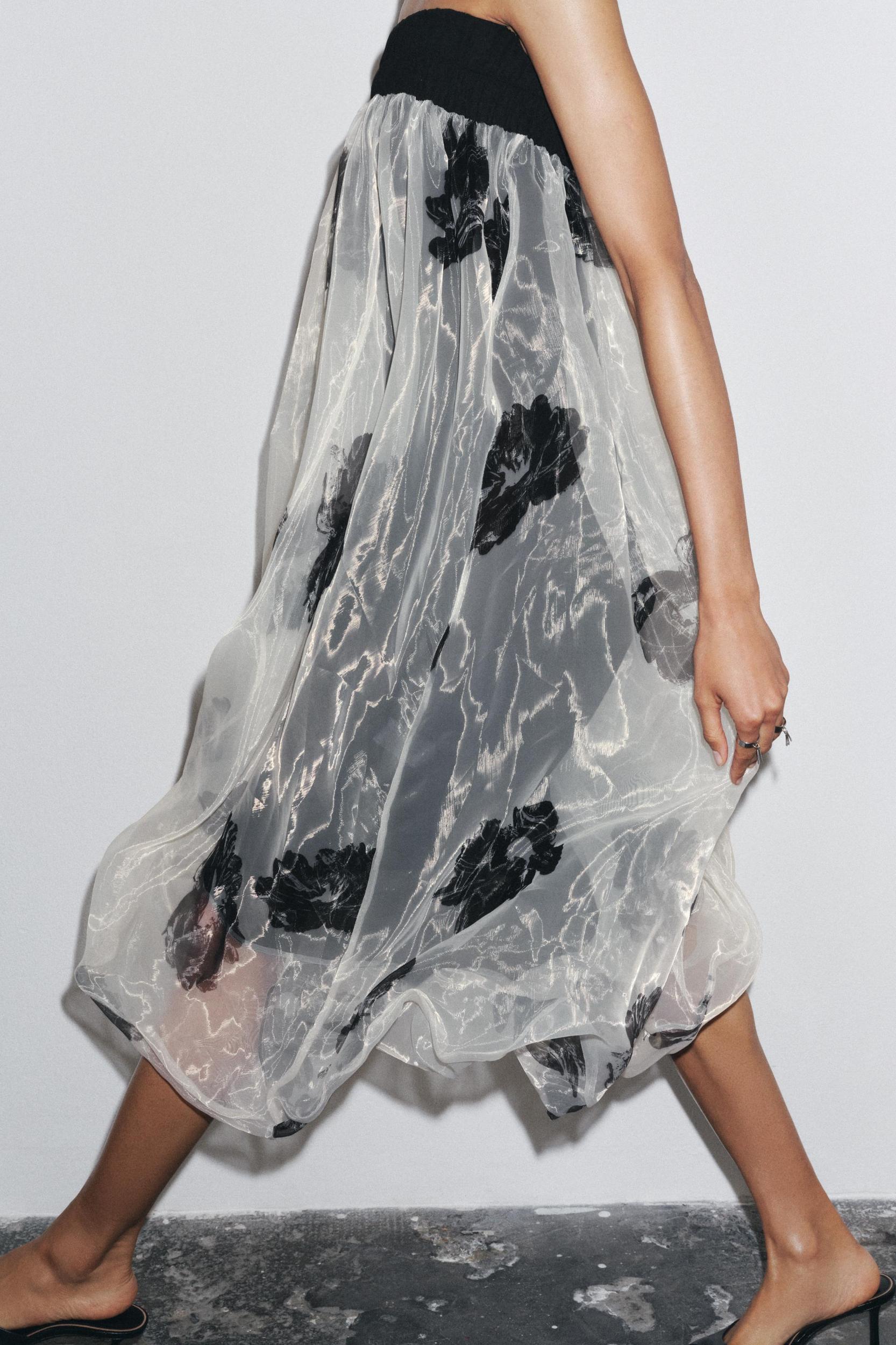 ZW COLLECTION PRINTED ORGANZA DRESS Product Image