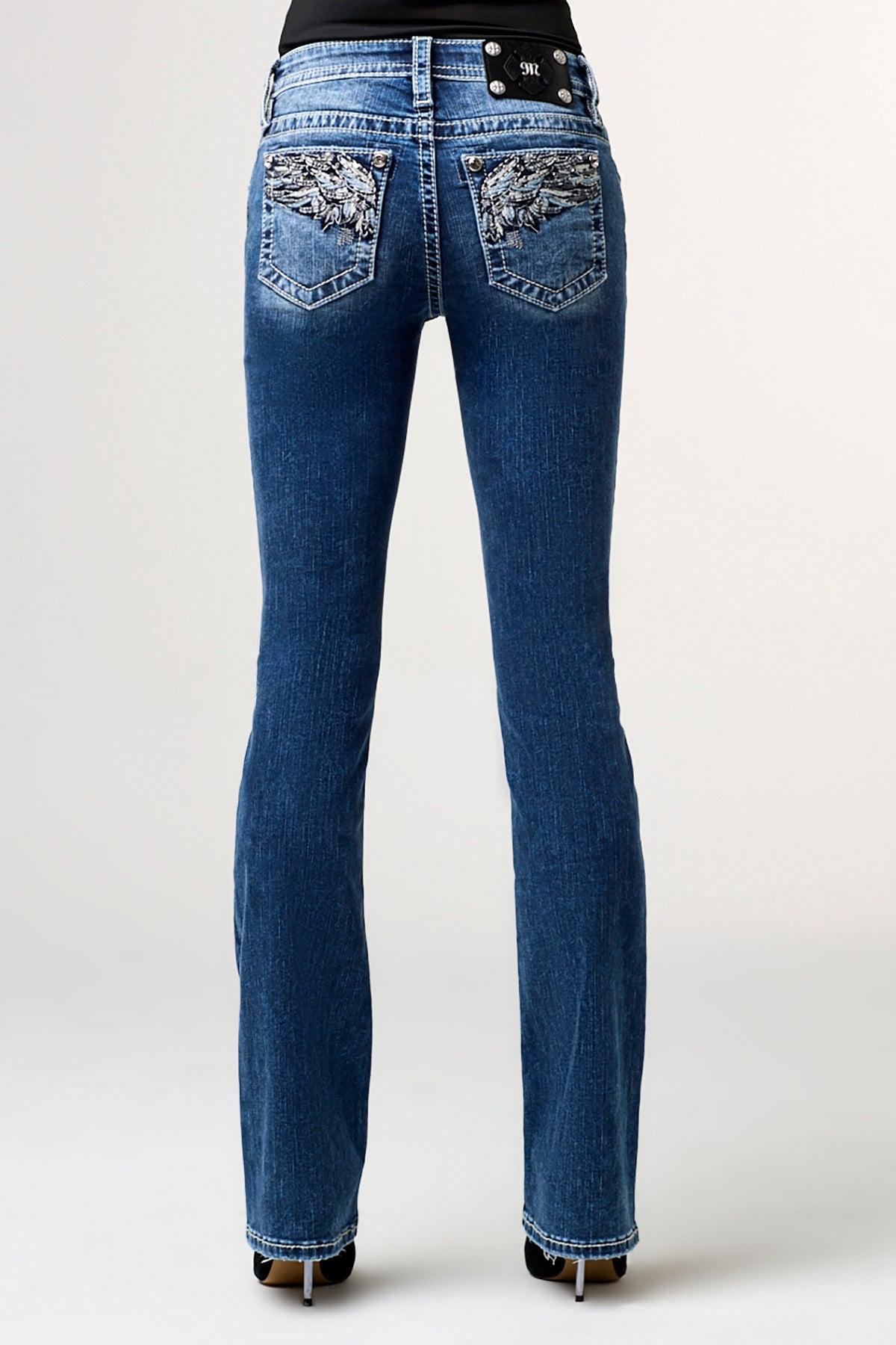 Louise Wings Bootcut Jeans Product Image