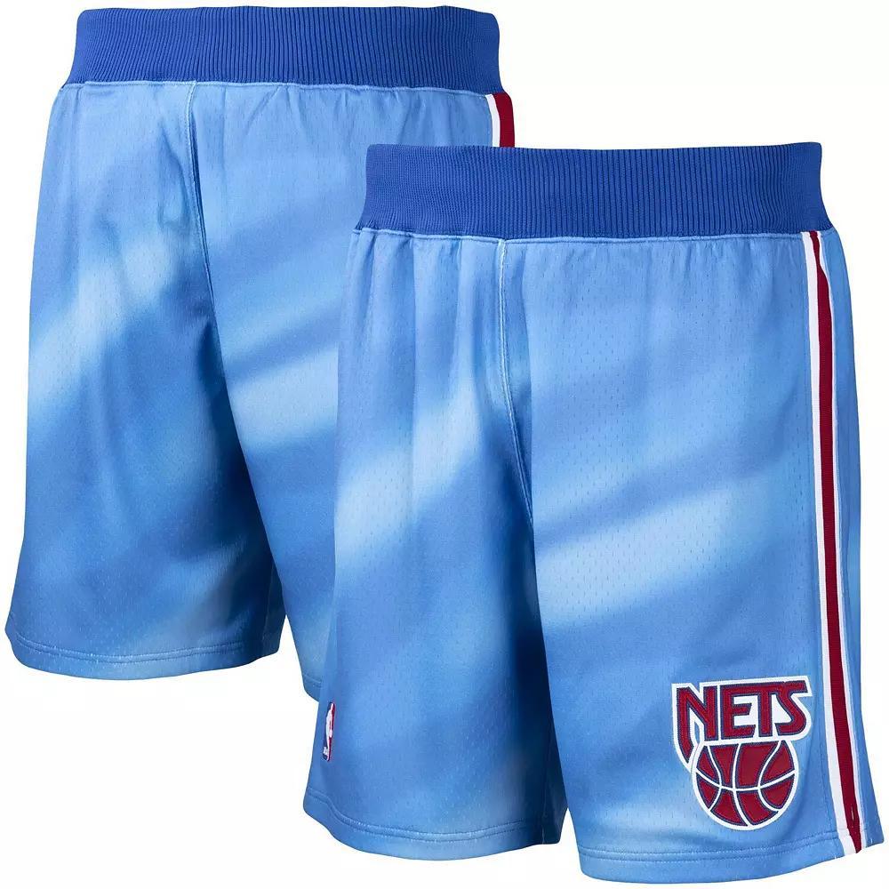 Men's Mitchell & Ness Blue New Jersey Nets 1990/91 Hardwood Classics Authentic Shorts, Size: Medium, Nba Blue Product Image