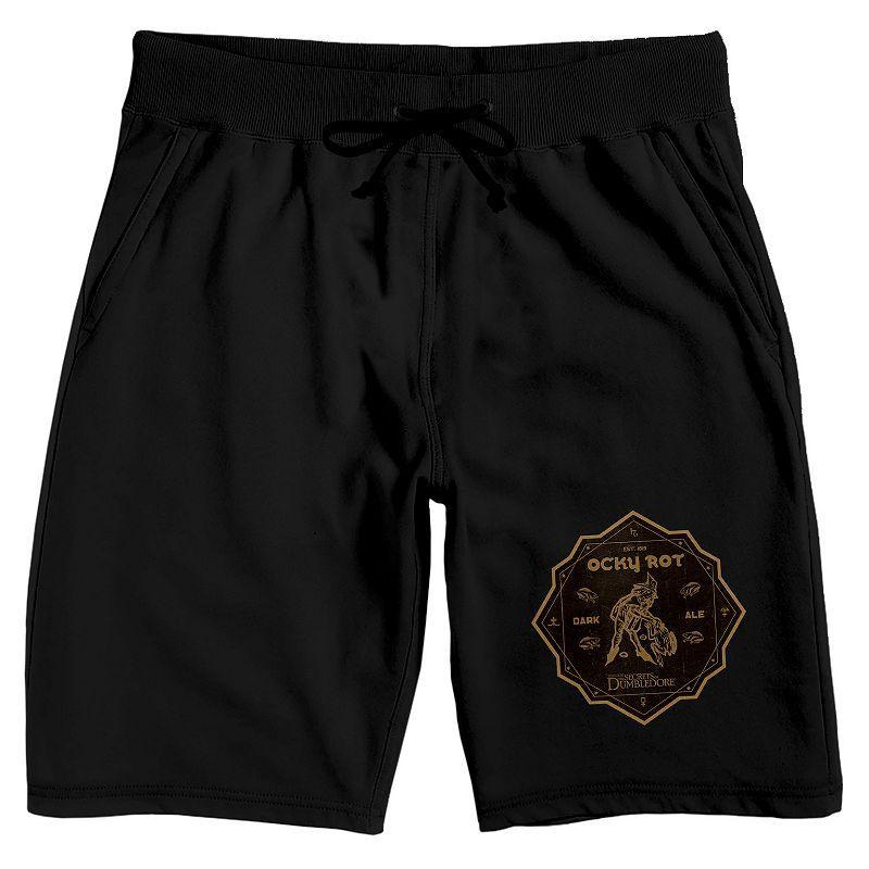 Men's Fantastic Beasts Pickett Sleep Shorts, Size: Small, Black Product Image