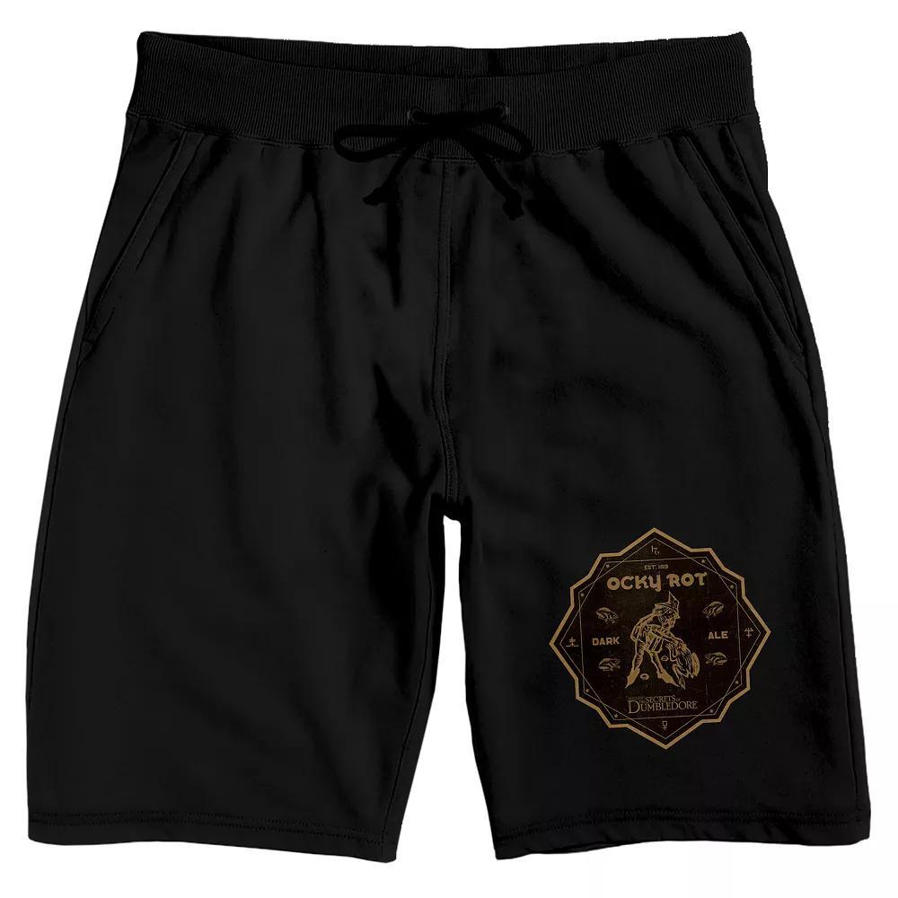 Men's Fantastic Beasts Pickett Sleep Shorts, Size: Small, Black Product Image