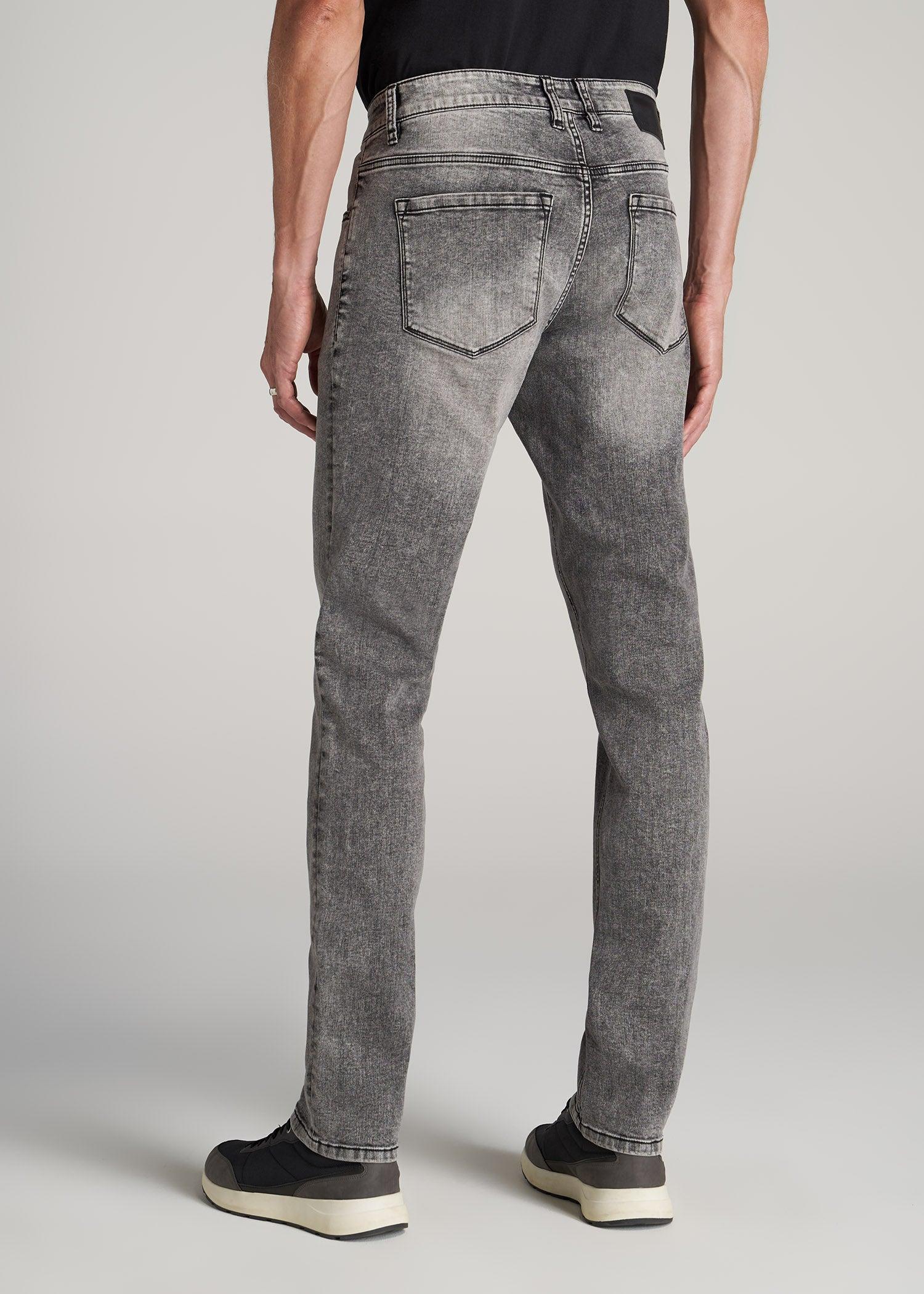 Carman TAPERED Jeans for Tall Men in Washed Faded Black Product Image