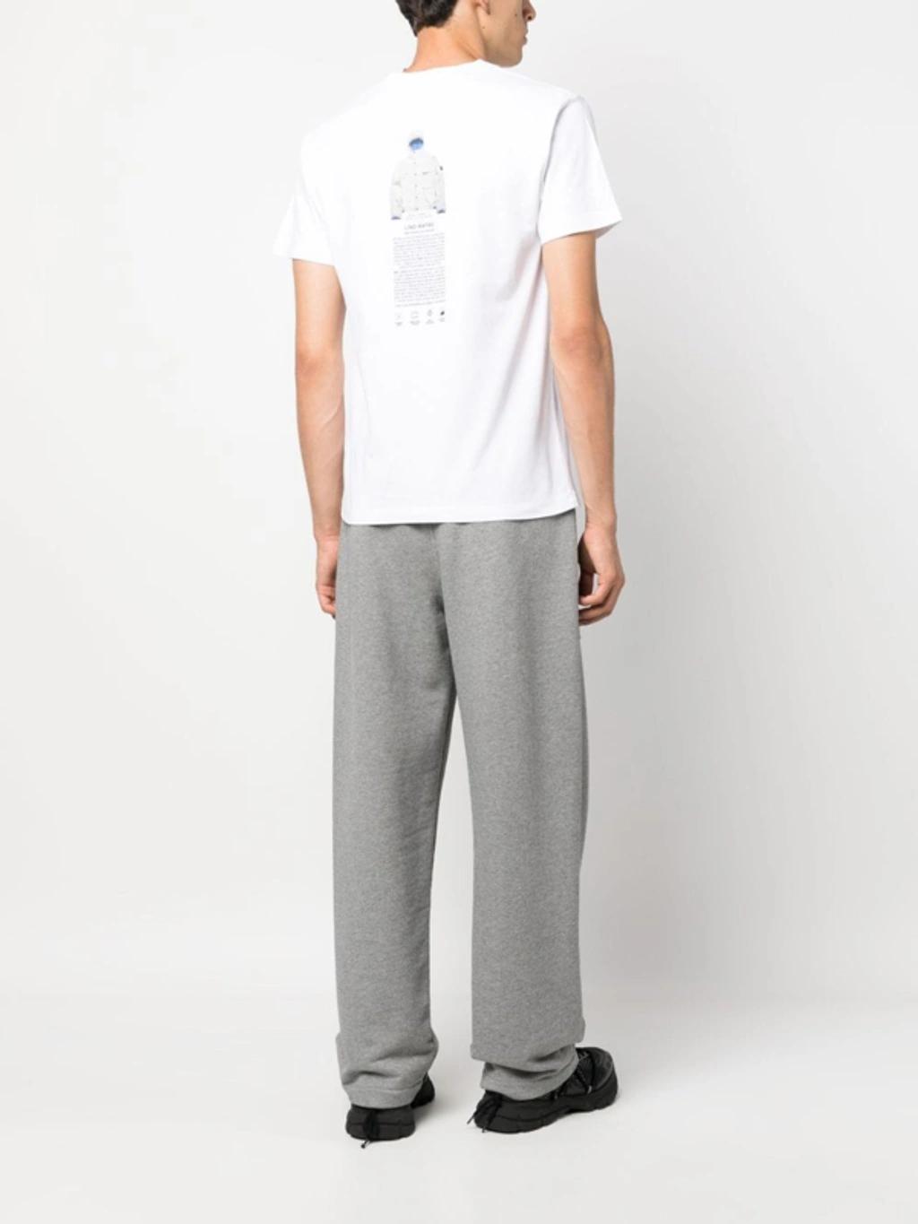 STONE ISLAND White Archivio Print T-shirt Product Image