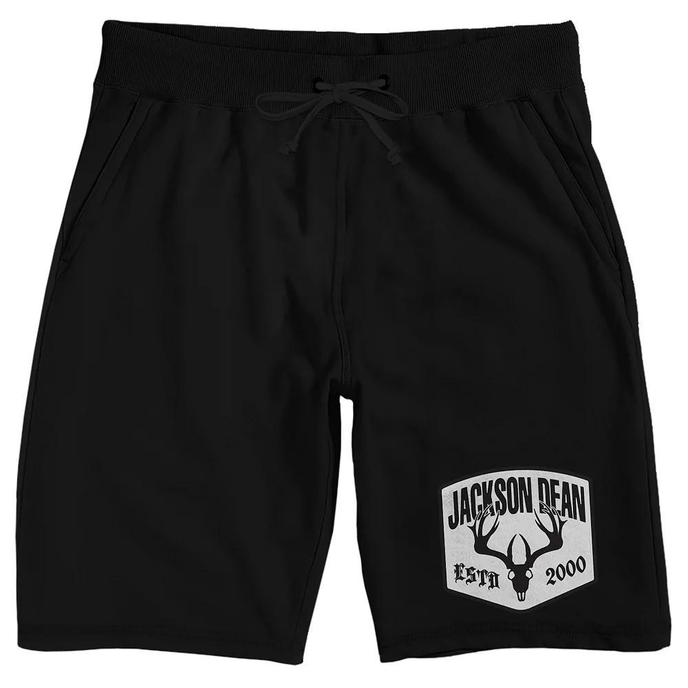 Men's Jackson Dean Moose 9-in. Sleep Shorts, Size: XXL, Black Product Image