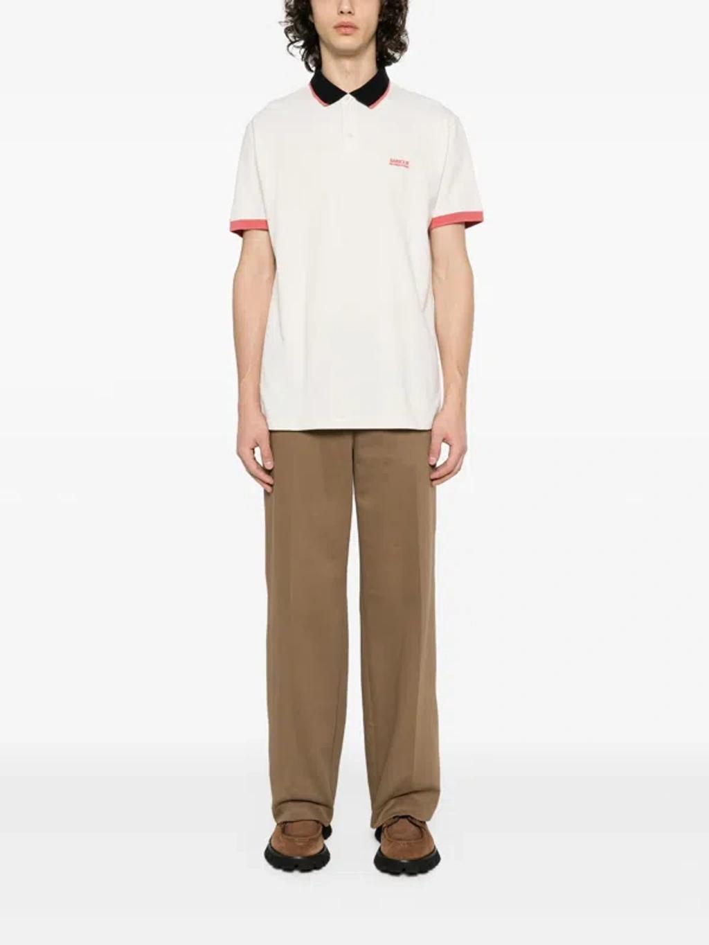 BARBOUR Logo-embroidered Polo Shirt In Cr11 Dove Grey Product Image