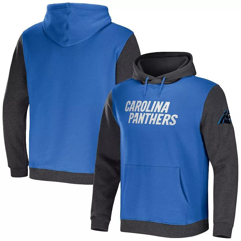 Men's NFL x Darius Rucker Collection by Fanatics Red/Charcoal Tampa Bay Buccaneers Colorblock Pullover Hoodie, Size: Medium Product Image