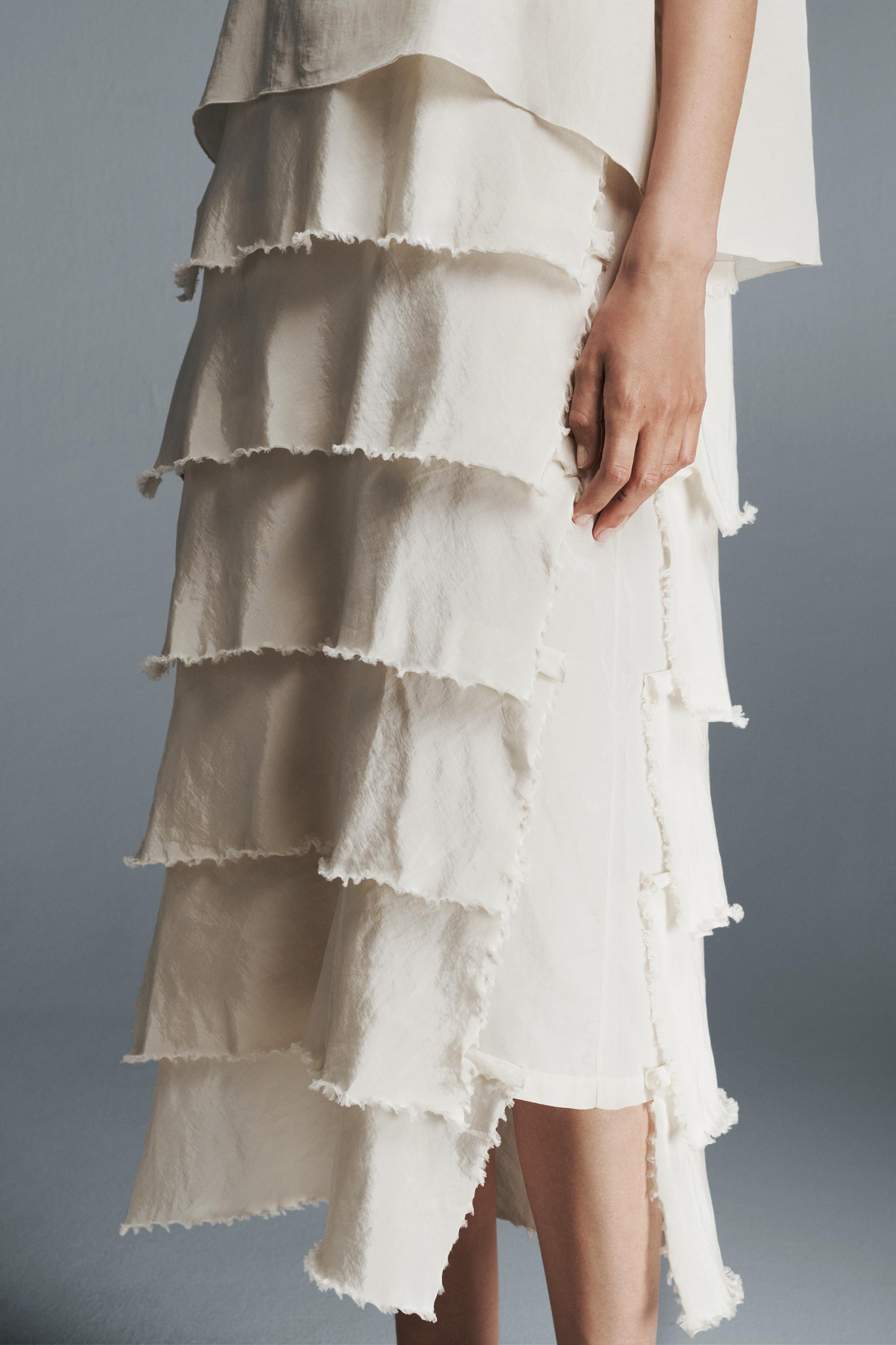 RUFFLED DRESS ZW COLLECTION Product Image