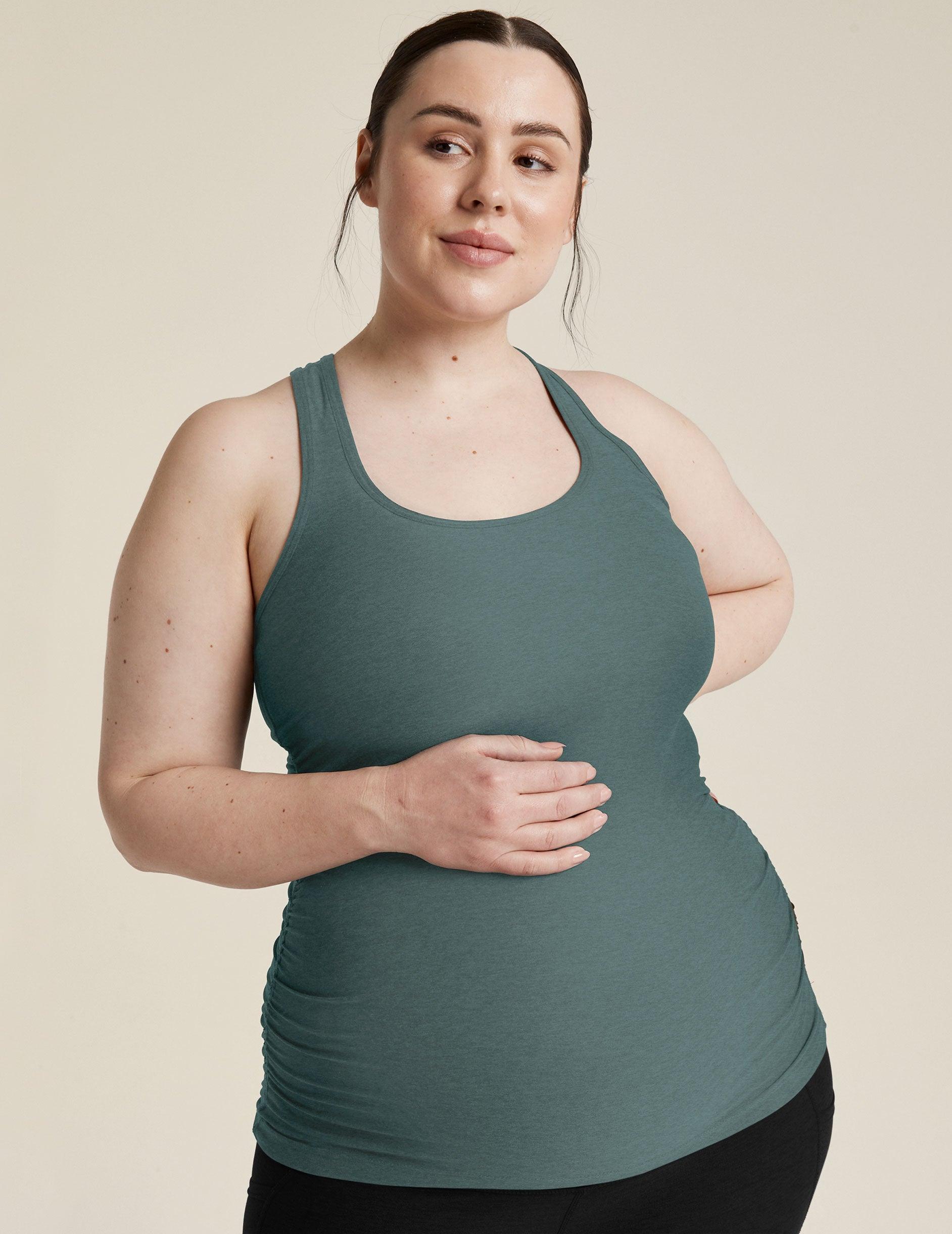 Featherweight Let It Grow Racerback Maternity Tank Product Image